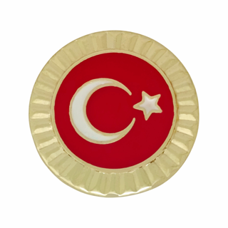 Türk Bayrağı Ve Türkiye Rozet