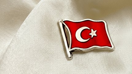Türk Bayrağı Özel Rozet